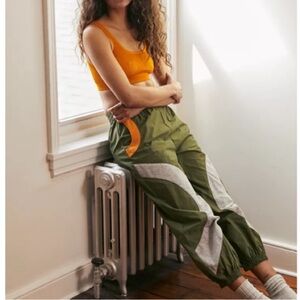 Urban Outfitters Out From Under Nellie Spliced Nylon Jogger Sz Small